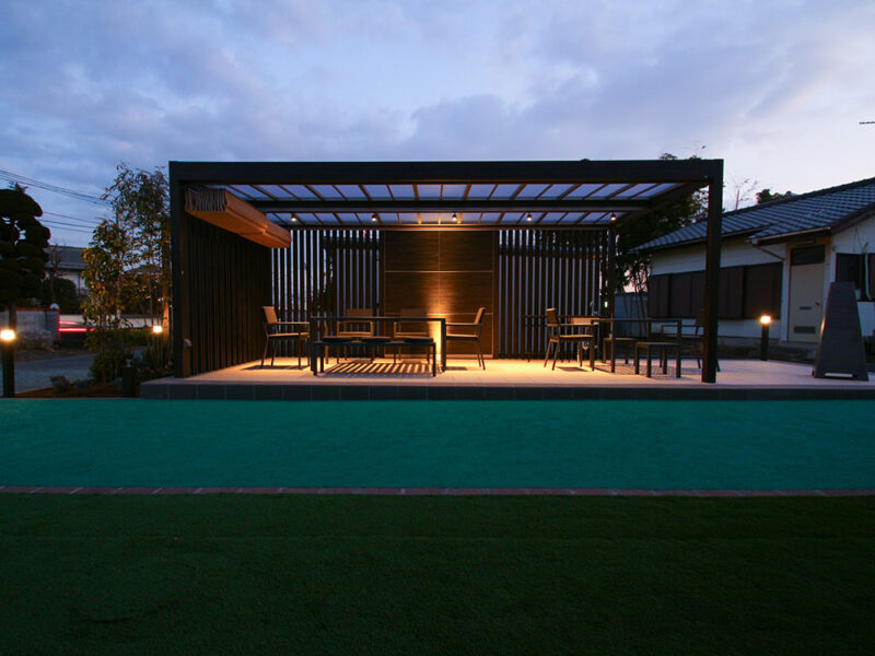 和風のお庭を、皆が集まれる場所にリフォーム